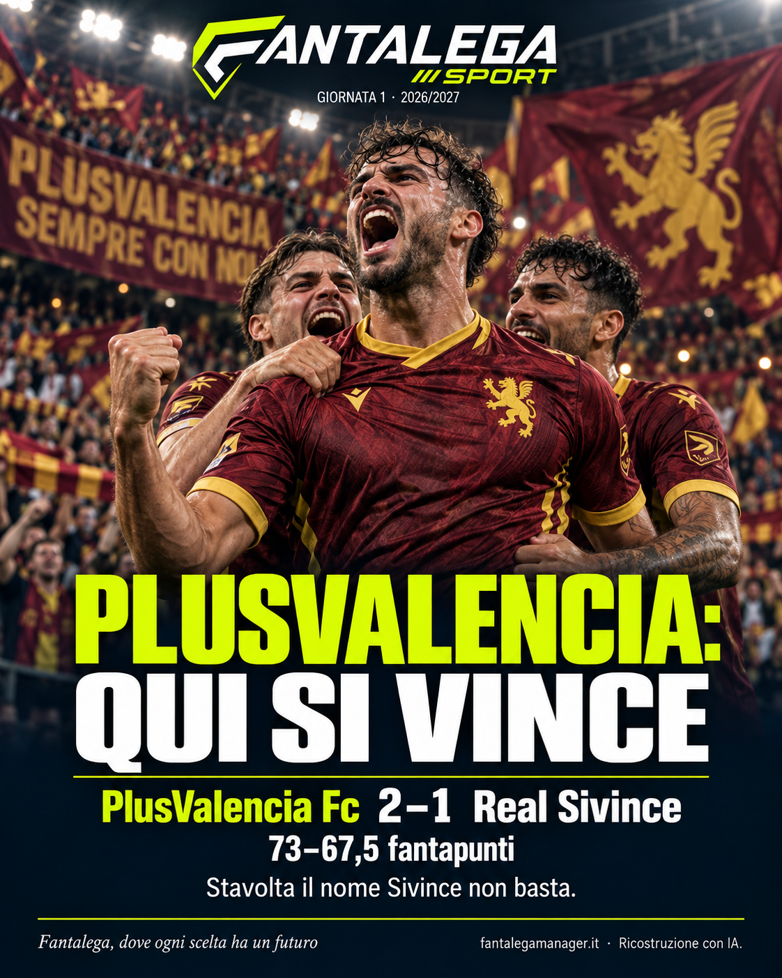 Post Instagram: PlusValencia: qui si vince! Real Sivince beffato anche dal nome