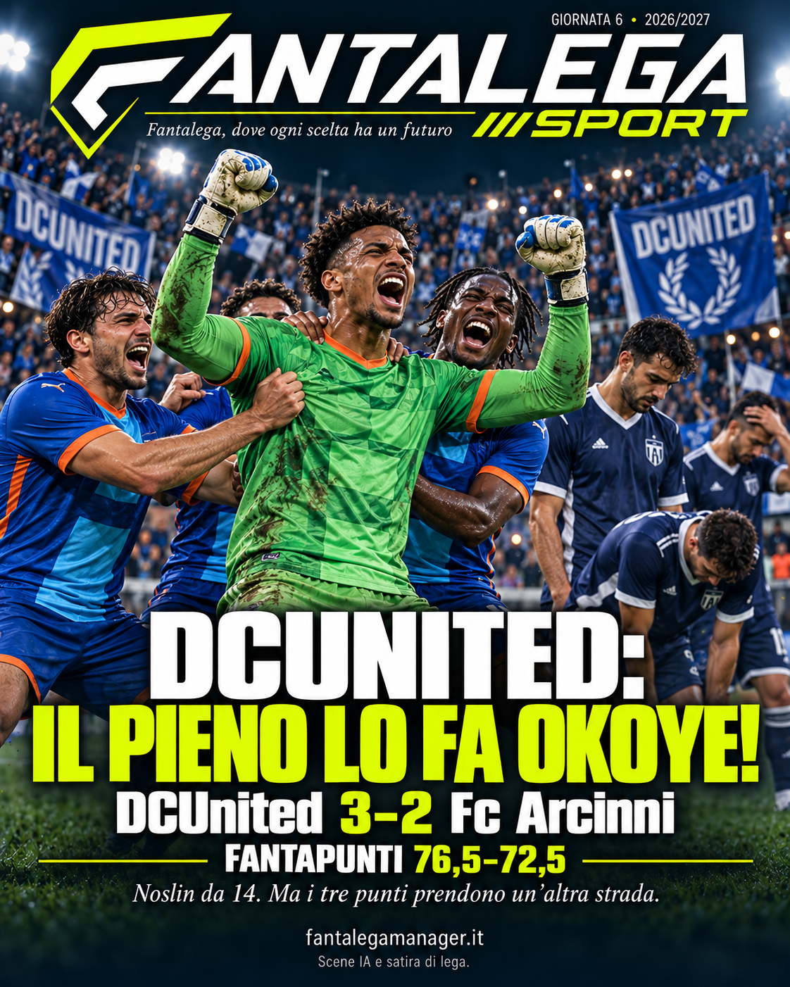 Post Instagram: DCUNITED, IL PIENO LO FA OKOYE!